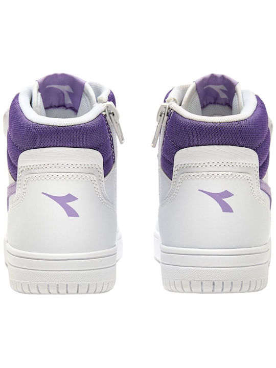 Diadora Kids Sneakers High White