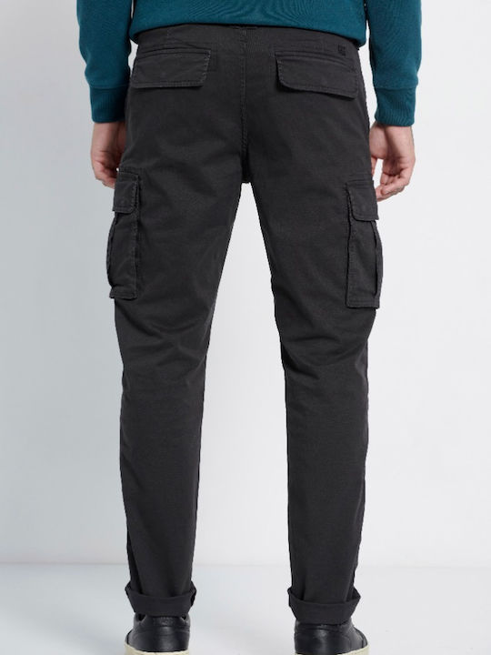 Ανδρικό Παντελόνι Cargo Regular Fit DK Grey