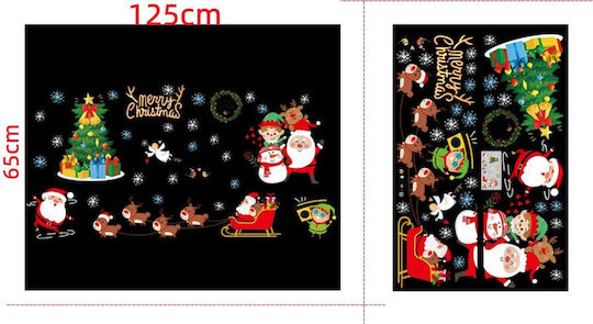 Sticker Display Christmas 1.25m x 65cm 67890-76543456 1pcs