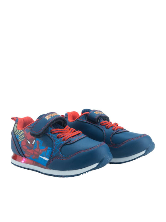 Spiderman Kinder Sneakers mit Klettverschluss Blau