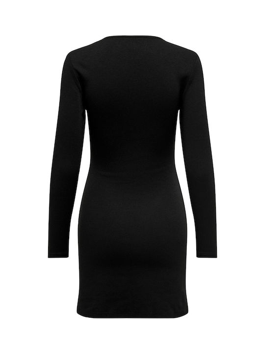 Only Mini Dress Wrap Black (Black)