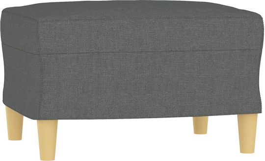 Living Room Furniture Set 3-Seater & 2-Seater & Stool Gray