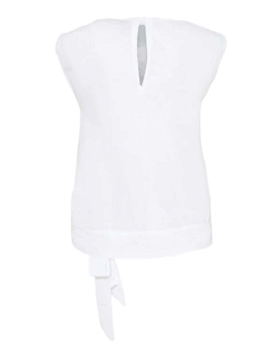 Sleeveless cotton blouse ALDUTERO