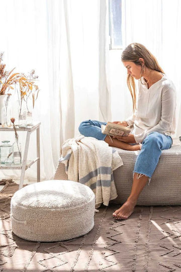 Bean Bag Chair Bolster Waterproof Chill Natural 20x20x50cm