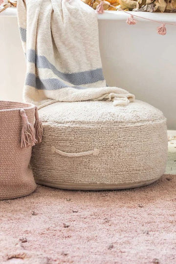 Bean Bag Chair Bolster Waterproof Chill Natural 20x20x50cm