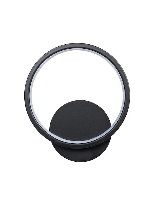 Keskor Lumină de Perete cu LED Integrat Negru 20x5.5x23cm