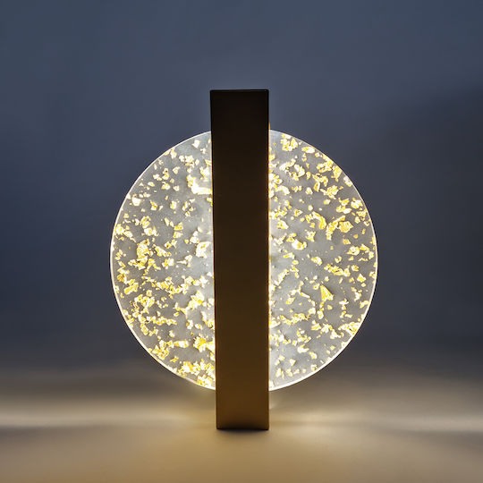 Keskor Lamp Wall with Integrated LED Gold 20x4.5x25cm