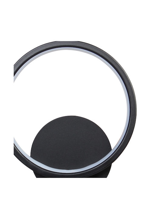 Keskor Lumină de Perete cu LED Integrat Negru 20x5.5x23cm