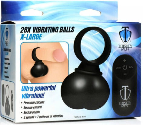Satisfyer Trinity Men Inel Vibrant Pentru Penis Din Silicon Negru SSC139699