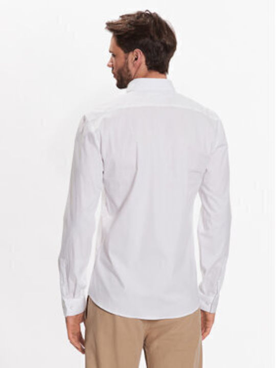 Langärmlig Hemd White