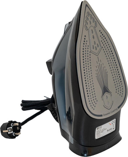 Homeplus Dampfbügeleisen 2400W mit Keramiksohle und kontinuierlicher Dampfabgabe 90g/min