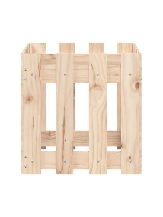 vidaXL Planter Box Lemn Roz 40x40x40cm.