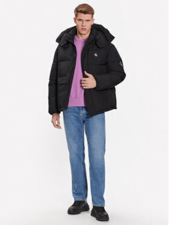 Calvin Klein Herren Winter Jacke Puffer Μαύρο.