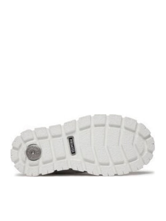 Gore-tex Δερμάτινα Παιδικά Μποτάκια Χιονιού Ασημί