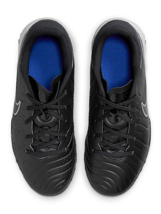 Jr. Tiempo Legend 10 Academy Kids Turf Soccer Shoes Black