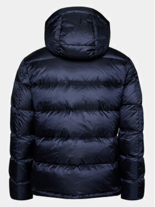 Blauer Herren Winter Jacke Puffer Μπλε