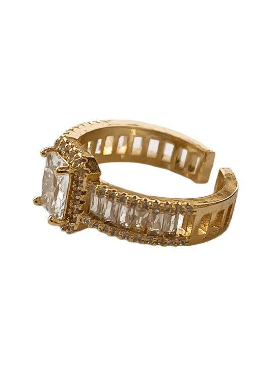 Baria Bags Women's Ring with Stones Gold Plated