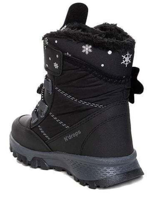 Le Petit Kids Snow Boots Black