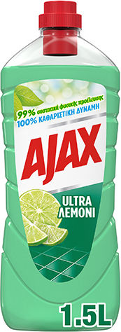 Ajax Ultra Allzweckreiniger Flüssig für Boden Zitrone 1.5lt
