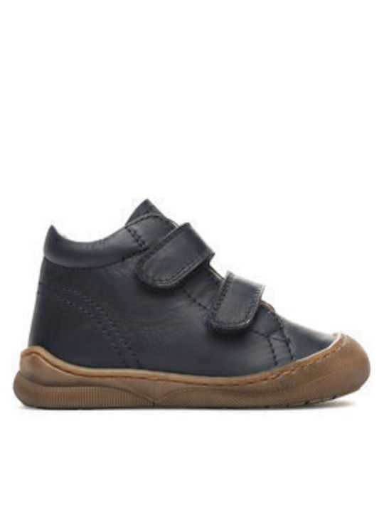 Kids Boots with Velcro Navy Blue