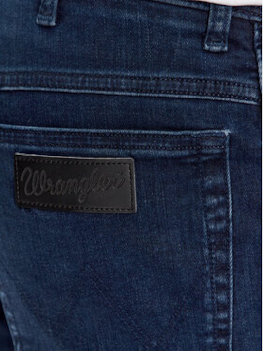 Wrangler Texas Men's Jeans Pants Elastic Straight Blue