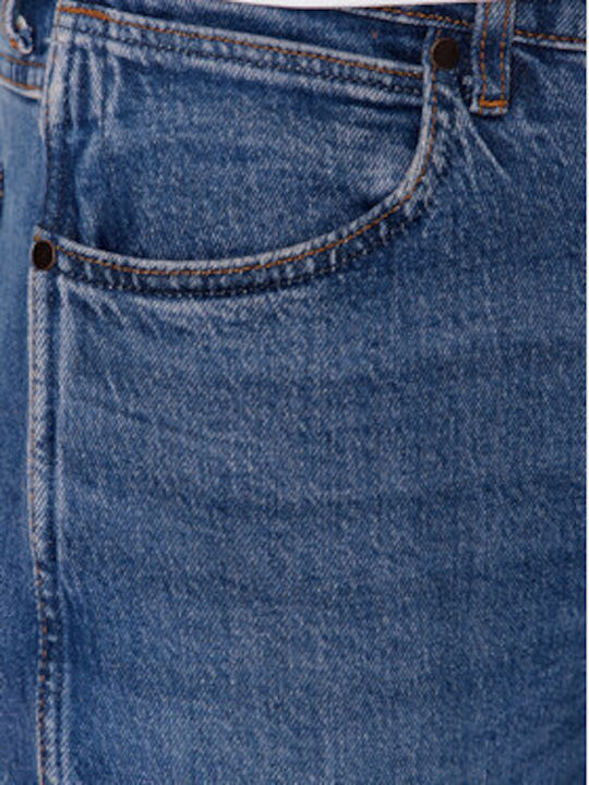 Wrangler Frontier Pantaloni de Bărbați din Jean în Croială Relaxată Blue