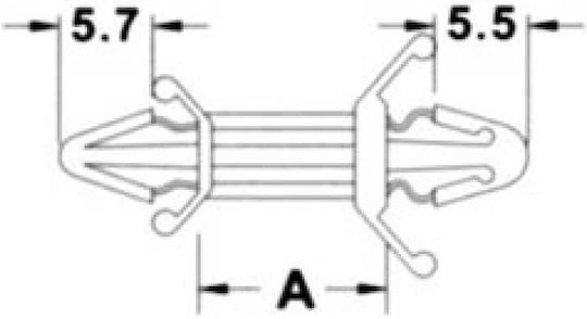 Spacer 100pcs 01.076.0002