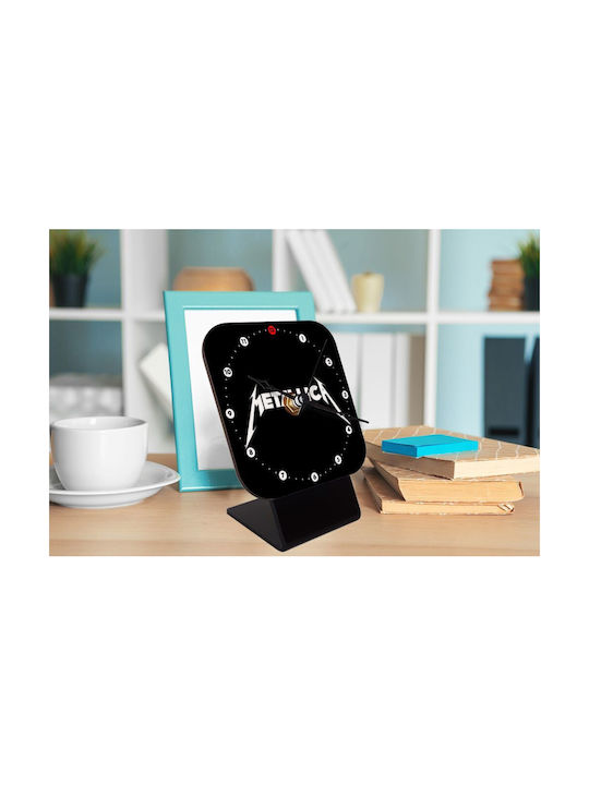 Koupakoupa Metallica Logo Tischuhr KP_539_CLOCK-DESK-SQUARE