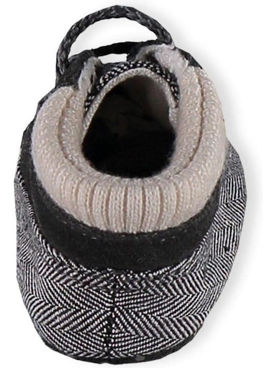Brums Βρεφικά Sneakers Αγκαλιάς Μαύρα