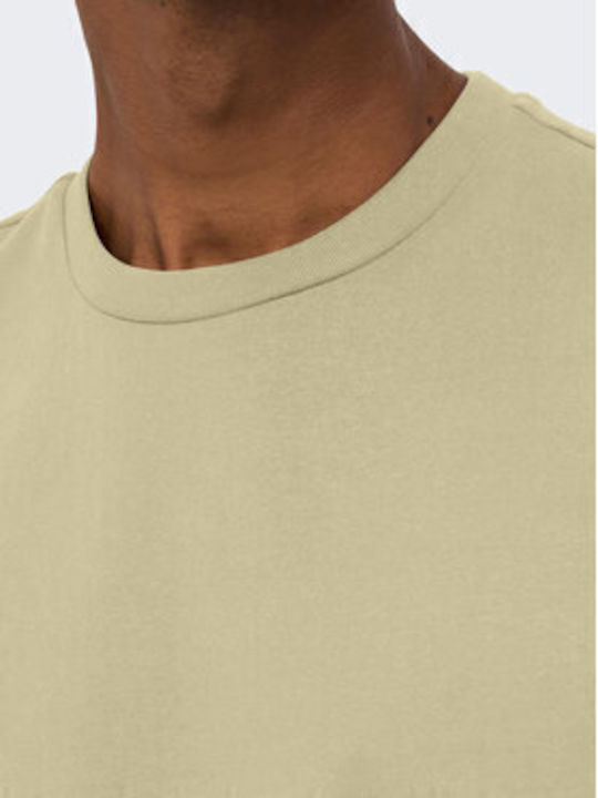 Polo Bluza Tricou Cu Mânecă Scurtă Bej
