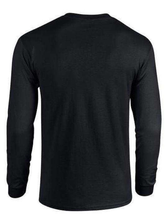 Takeposition Small Men's Long Sleeve Blouse Black