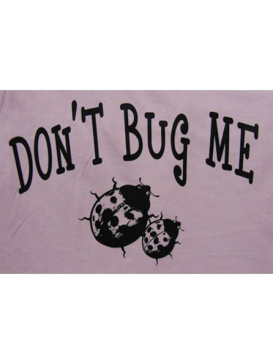 Takeposition Dont Bug Me T-shirt Bărbătesc cu Mânecă Scurtă Roșu