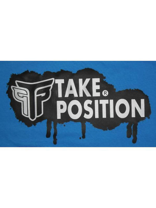 Takeposition Ανδρικό T-shirt Κοντομάνικο Μπλε