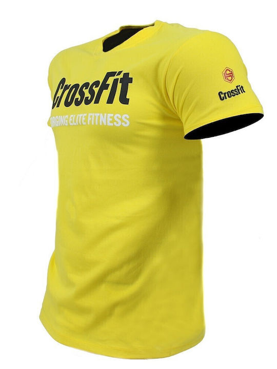 Sportliches T-Shirt Gelb
