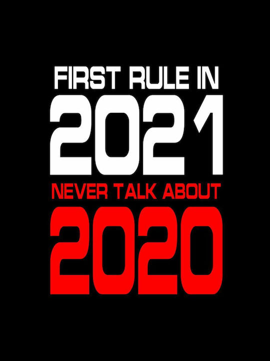 TKT First Rule In 2021 T-shirt Bărbătesc cu Mânecă Scurtă Negru