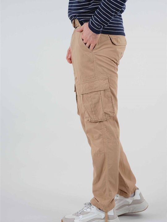 Deeluxe Corst Herrenhose Cargo in Lockerer Passform Beige