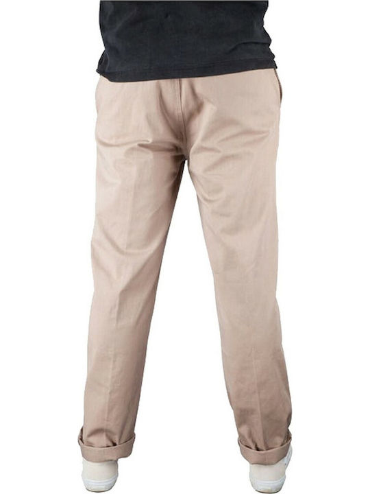 Classic Workpant Beige-scsca-pnt-0305-121-beige Trousers Beige