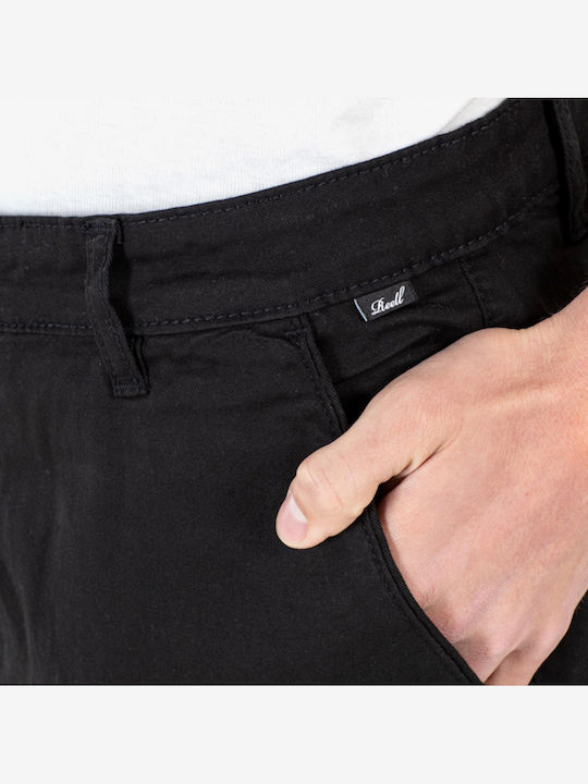 Flex Men's Trousers Chino Regular Fit Black