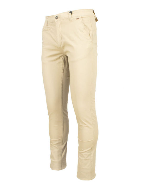 Explorer Pantaloni pentru bărbați Chino cu Croială Normală Beige