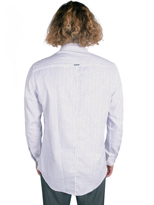 Vittorio Artist Men's Shirt Long Sleeve White