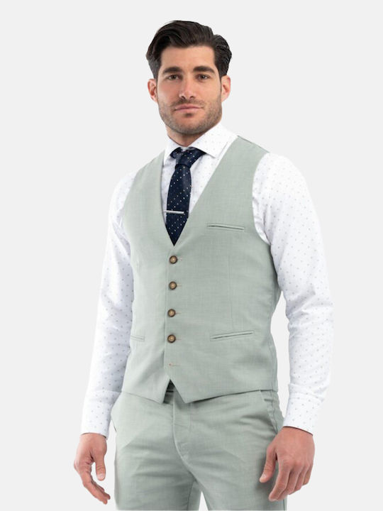 Vittorio Artist Vittorio Men's Vest Slim Fit mint