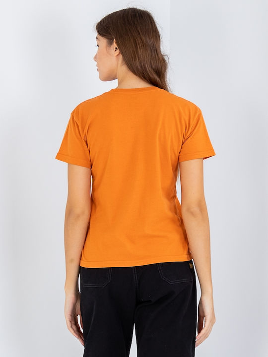 Raise Level Γυναικείο T-shirt Πορτοκαλί