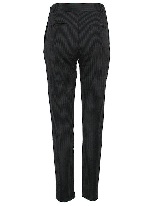 Trousers Дамско Текстил Панталон На райета Черен