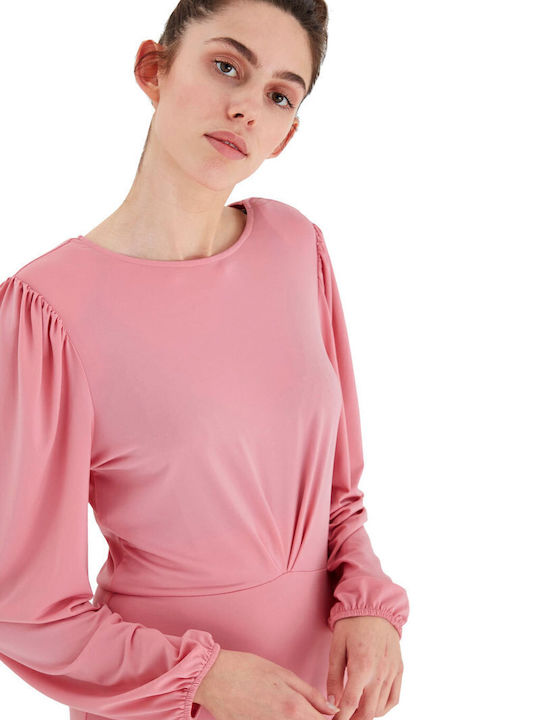 'kirsta' Midi Φόρεμα Ροζ