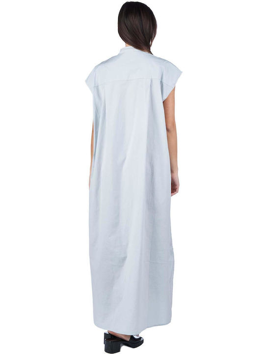 Crossley Woman Shirtdress Wanz Sommer Midi Hemdkleid Kleid Hellblau