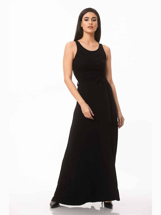 Ad'Oro Summer Maxi Dress Black