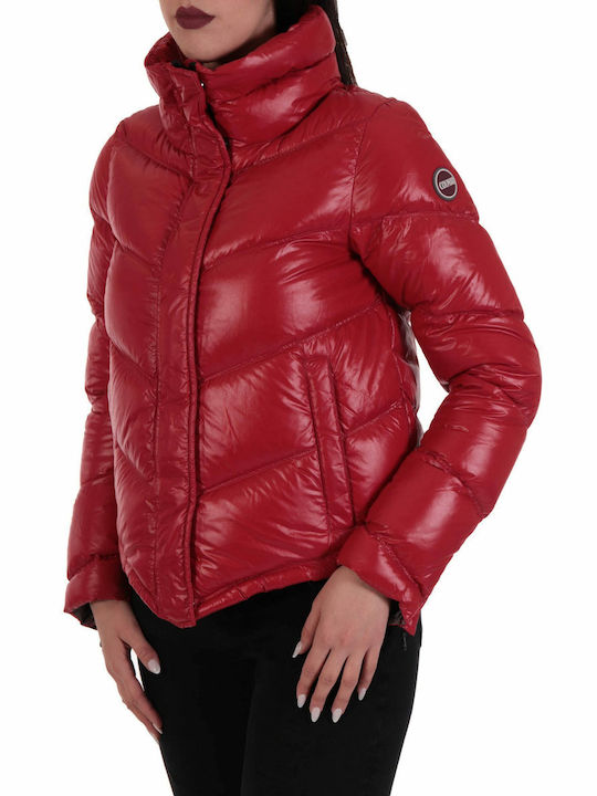 Colmar Women's Short Puffer Jacket for Winter RED