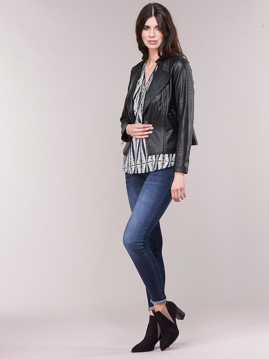 Lavine Women's Biker Jacket Black