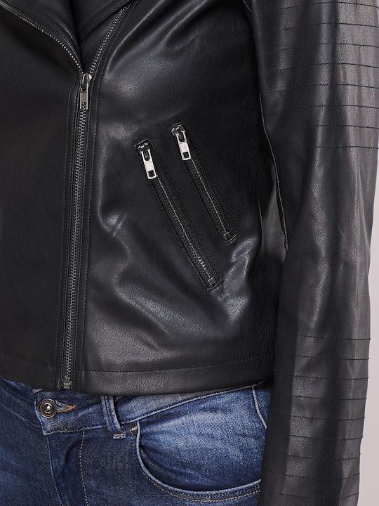 Lavine Women's Biker Jacket Black