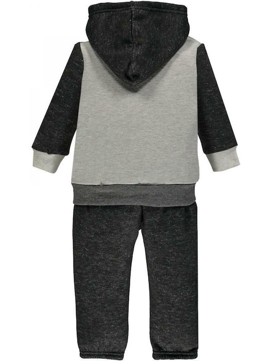 Mek Kids Sweatpants Set Dark grey 2pcs